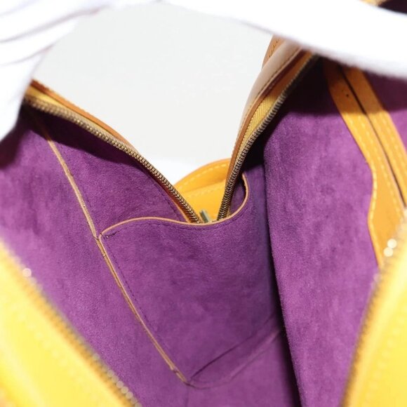 LOUIS VUITTON Epi Mabillon Backpack Yellow M52239 LV Auth 136925 - Picture 13 of 16